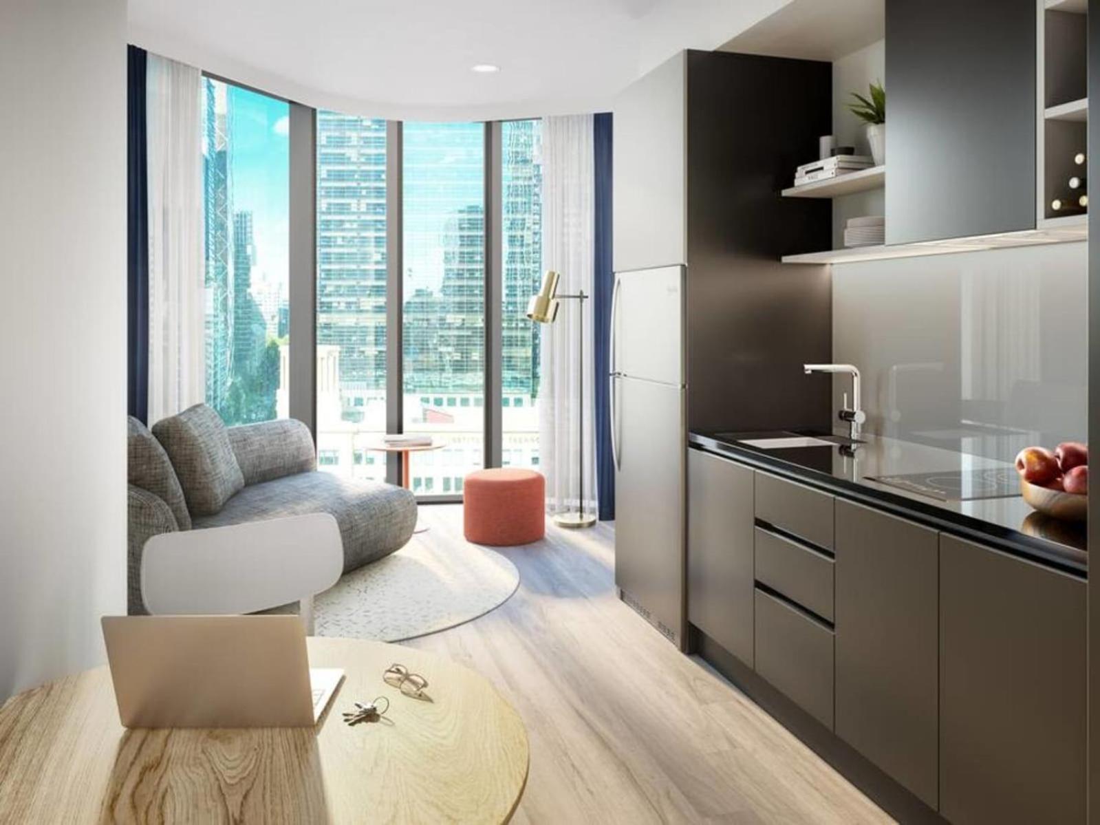 Studio Apartments At Aurora Near Melbourne Port Exterior foto